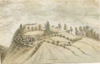 Castelo de Alton: pintura em aquarela, nd [1762-1802]