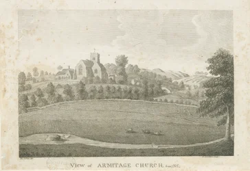 Igreja de Armitage: gravura, nd [1762-1802] (impressão)