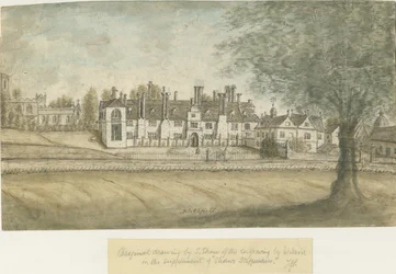 Blithfield Hall: pintura em aquarela, sd [séc. 18]