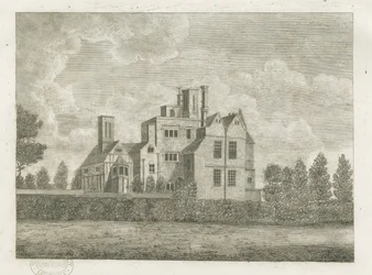 Brewood - Black Ladies Priory: engraving, nd [ 18th cent] (print)