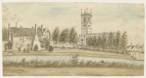 Abadia de Burton-upon-Trent: pintura em aquarela, sd [c 1795] (pintura)
