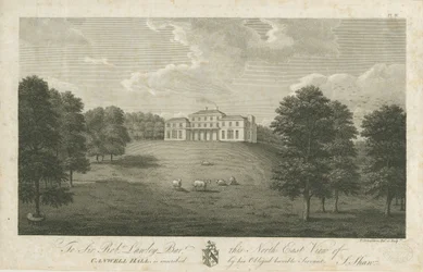 Canwell Hall: gravura, 1797