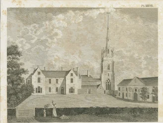 Igreja Clifton Campville: gravura, sd [c 1790]