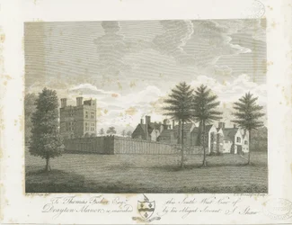 Drayton Bassett - "Drayton Manor": gravura, sd [1795]