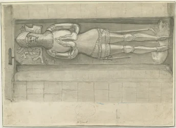 Igreja de Elford: desenho sépia, nd [1762-1802] (desenho)
