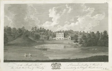 Himley Hall: gravura, nd [1762-1798]
