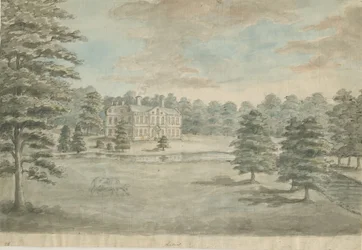 Lysways Hall: pintura em aquarela, nd [1762-1802]