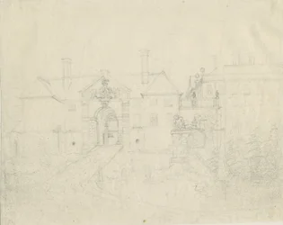 Patshull House: desenho a lápis, nd [ 1762-1802]