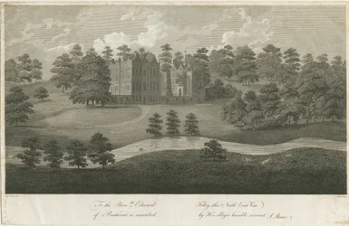 Prestwood Hall: gravura, nd [1762-1802] (impressão)