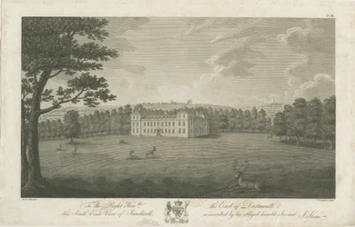 Sandwell Park - Hall: engraving, nd [1762-1798]