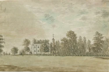 Statfold Hall: pintura em aquarela, nd [1762-1802]