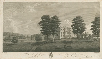 Swinfen Hall: gravura, nd [1762-1798] (impressão)