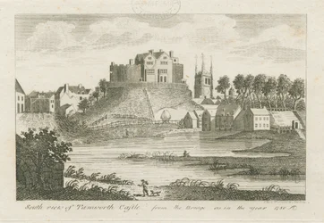 Castelo de Tamworth: gravura