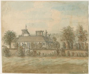 Wednesbury - Casa Antiga: pintura a aquarela, nd [1762-1798]