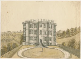 Wootton Lodge: pintura em aquarela, nd [1794]