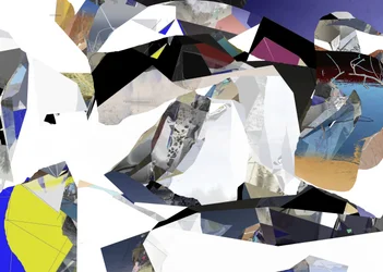 Abstrato geométrico fragmentado
