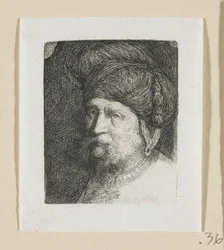 Chefe de um homem com Turban