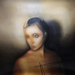 Retrato de mulher misteriosa