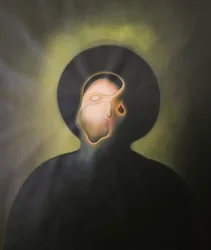 Retrato surrealista escuro