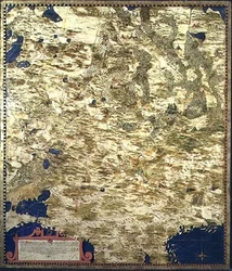 Mapa da Rússia do Século XVI, da 