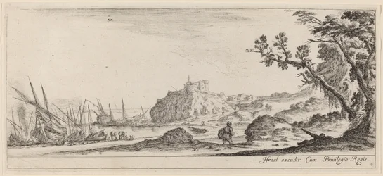 Barcos à beira-mar