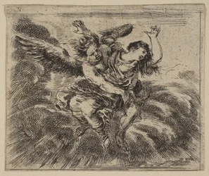 Boreas e Oreithyia, de Game of Mythology Jeu de la Mythologie, 1644.