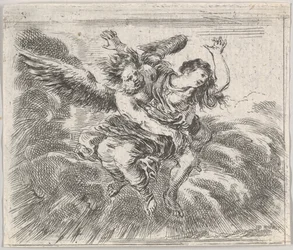 Boreas e Orithyia, de Game of Mythology Jeu de la Mythologie, 1644.