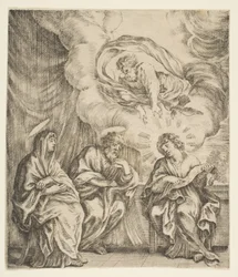 Menino Jesus Explicando as Escrituras a Sua Mãe e São José, ca. 1627