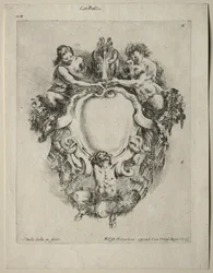 Coleção de vários caprichos e novos desenhos de cartelas e ornamentos: no 11.
