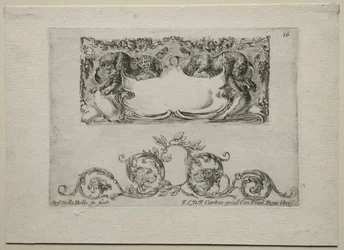 Coleção de Vários Caprichos e Novos Desenhos de Cartuchos e Ornamentos: Nº 16