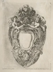 Coleção de vários caprichos e novos desenhos de cartelas e ornamentos: No. 3.
