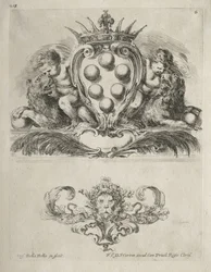 Coleção de Vários Caprichos e Novos Desenhos de Cartuchos e Ornamentos: No. 6