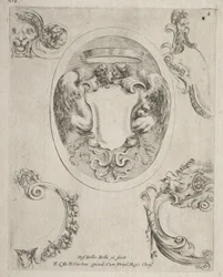 Coleção de Vários Caprichos e Novos Desenhos de Cartuchos e Ornamentos: Nº 8