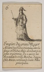 Empire du grand Mogor, 1644.