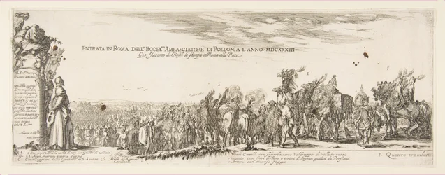 Entrada da Legação Polonesa em Roma, 1633.