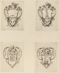 Quatro emblemas para o funeral do príncipe Francesco de Medici.
