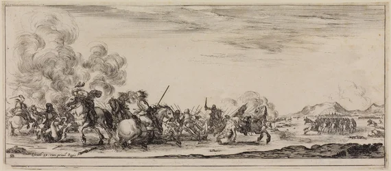 Paz e Guerra (Et pace et bello): Combate de cavalaria