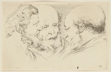 Estudos de cabeças (Colecção de diversas peças para a arte do retrato, 24)