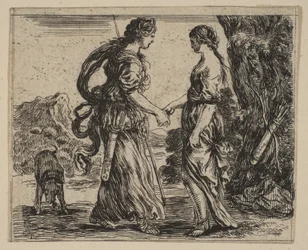 Júpiter e Calisto, de Game of Mythology Jeu de la Mythologie, 1644.