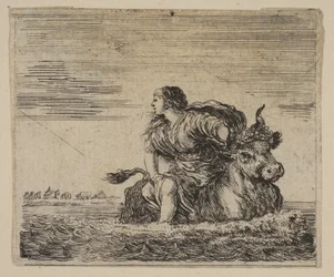 Júpiter e Europa, de Game of Mythology Jeu de la Mythologie, 1644.
