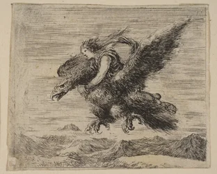 Júpiter e Ganímedes, de Game of Mythology Jeu de la Mythologie, 1644.