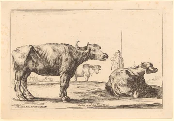 Vacas, prancha 8 da série «Figuras diversas»