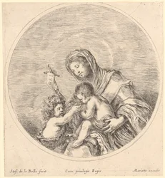 Maria com o Menino e João Batista