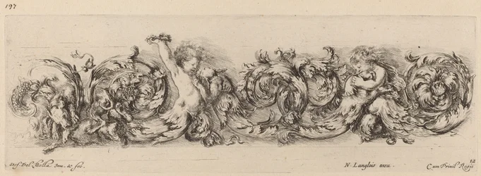 Friso Ornamental com Crianças e Cães, provavelmente 1648.