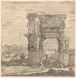 Templo da Concórdia e o Fórum Romano