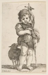 O infante São João Batista segurando seu manto, ca. 1649