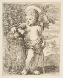 O infante São João Batista com seu Cordeiro, ca. 1649