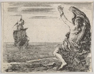 Teseu e Ariadne, de Game of Mythology Jeu de la Mythologie, 1644.
