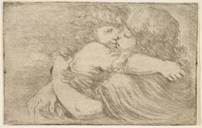 Two Children Embrace, ca. 1662.