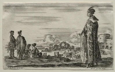 Várias figuras e paisagens: A Group of Polish Gentlemen, 1649.
